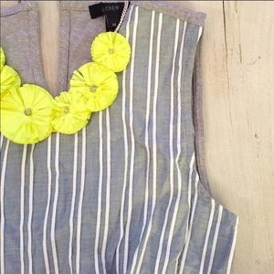 J. Crew neon necklace